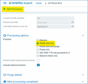 GL - Month End Process | Crawford Software