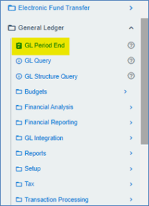 GL - Month End Process | Crawford Software