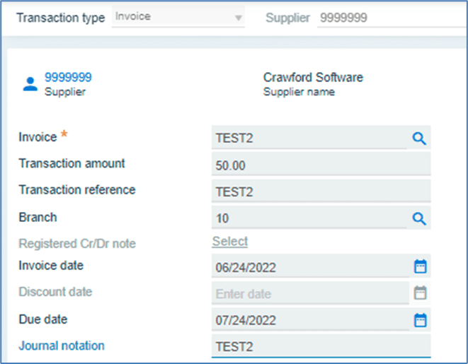 image 32 - AP Invoice Posting