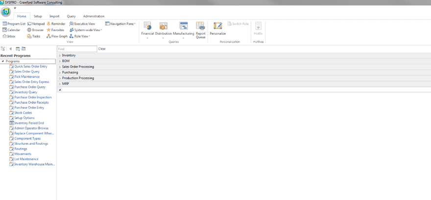 image 86 - Creating Favorites in SYSPRO