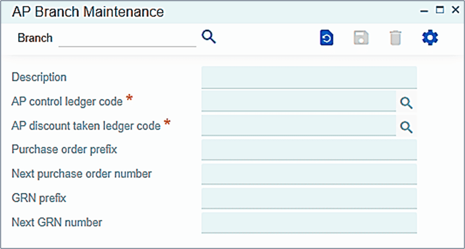 image - Creating a New Accounts Payable Branch and Modifying an Existing One