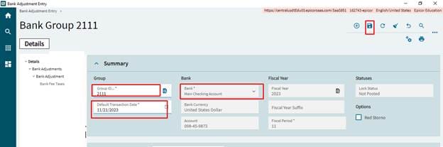 image 18 - Bank Adjustment