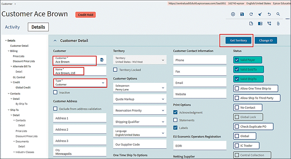 image 2 - How to Customer Create and Change