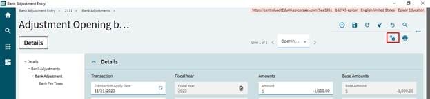 image 20 - Bank Adjustment